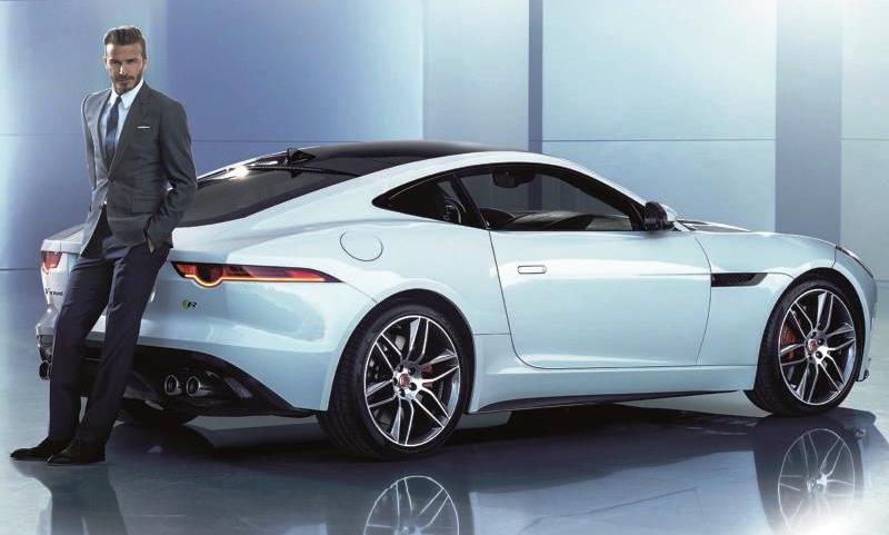 David Beckham becomes a Jaguar ambassador