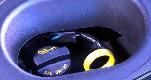 Engine oil dipstick