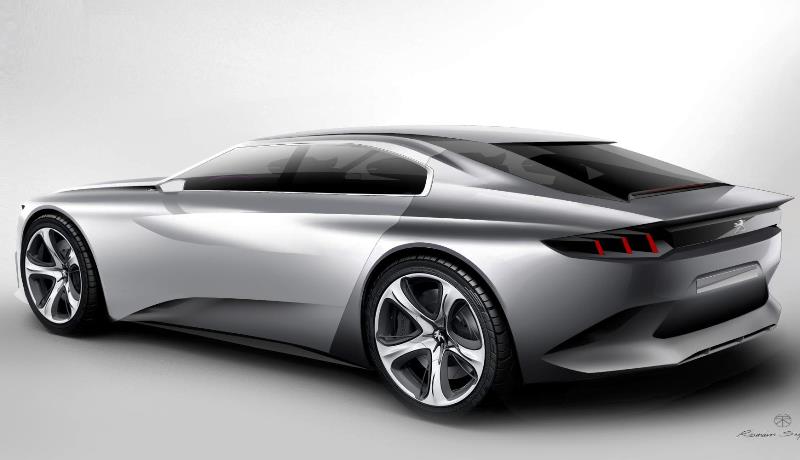Peugeot’s stunning saloon concept