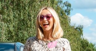 Fearne Cotton with her Volvo C40 Recharge EV