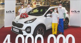 Four millionth car produced at Kia's Žilina plant in Slovakia
