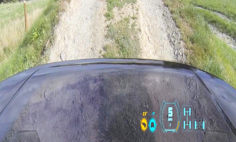 Land Rover's 'virtually' transparent bonnet