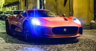 Jaguar C-X75 in Bond movie, Spectre