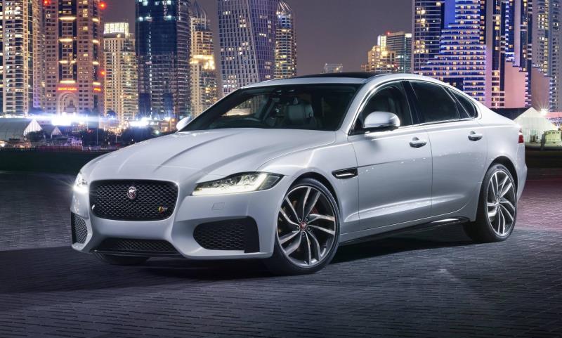 Jaguar XF at the New York Motor Show