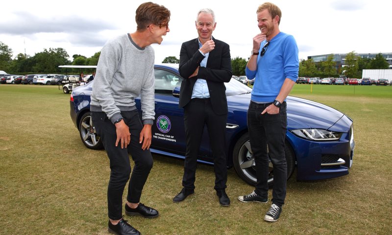 John McEnroe - Jaguar secret chauffeur