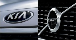 Kia and Volvo collage