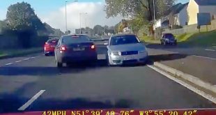 Nextbase near-miss dash cam image