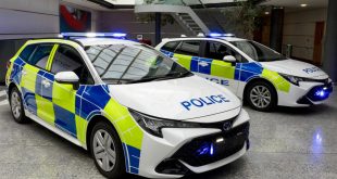 Toyota Corolla police patrol car