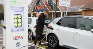 Volkswagen, Tesco and Pod Point free charging network